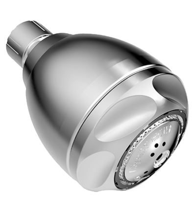 Low-Flow Fixed Chrome Showerhead - 1.5GPM - Water Conservation ...